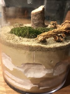 Sandschicht, Luftschacht und Kammern