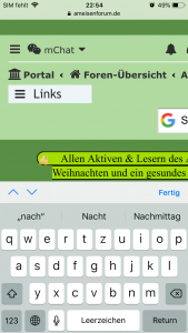 Klicke auf: „LINKS“